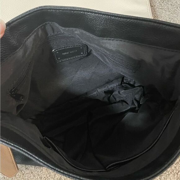 Nine West Black & Cream Shoulder Bag - Picture 4 of 5